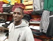 Lamine Sarr. membre del Sindicat Popular de Venedors Ambulants de Barcelona Font: Marta Rius