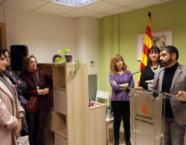 El conseller El Homrani ha inaugurat el servei. Font: ABD