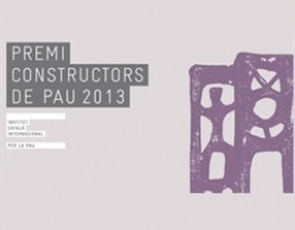 Premi constructors de pau 2013 Font: 