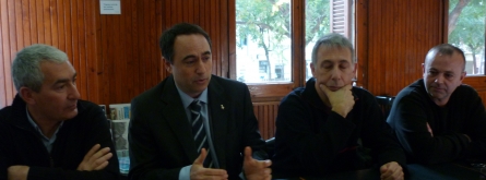 Ciurana ha presentat en roda de premsa la subvenció atorgada per l'ICUB Font: 
