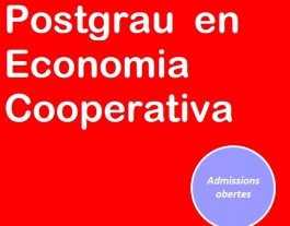 Postgrau en Economia Cooperativa Font: 