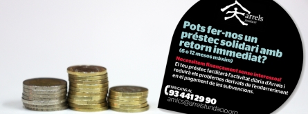 Imatge de la campanya préstecs solidaris Font: 