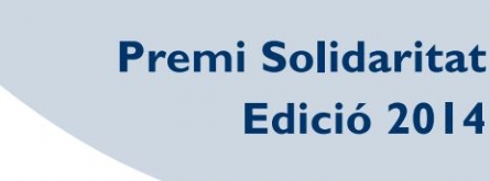 Premi Solidaritat 2014 de l'IDHC