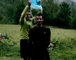 Kilian Jornet també va participar a l'Ice Bucket Challenge Font: 