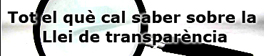 Banner Llei de Transparència