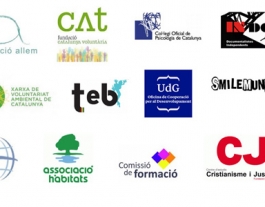 Logotips d'entitats col·laboradores de xarxanet.org Font: 