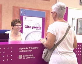 Imatge oficina Agencia Tribut. de Catalunya. Font: web CCMA Font: 