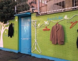 Les parets solidràries tenen també una funció decorativa. Font: Ecocosas Font: 