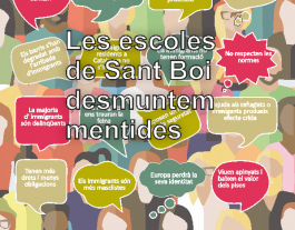 Cartell Barrejant 2016. Font: Ensenyament Solidari Font: 