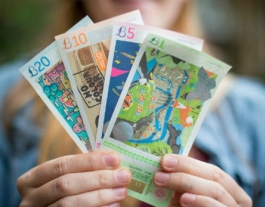 El Bristol Pound com a exemple de moneda local d'èxit (imatge: bristolpound.org) Font: 