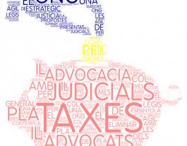 Des del 2015, les persones físiques no han de pagar les taxes judicials. Font: Elaboració pròpia Font: 