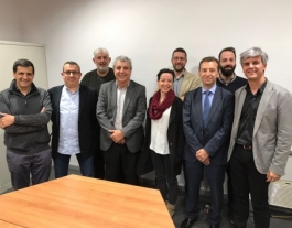 Representants de les entitats que formen part de la nova associació Font: AESC