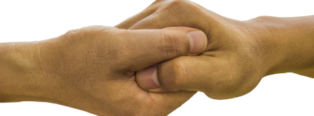 Mans unides per donar ajut Font: Pixabay