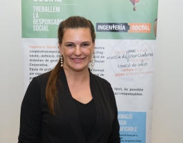 Elena López és la directora d'Enginyeria Social de la Setmana de la RSC a Catalunya.  Font: Setmana RSC