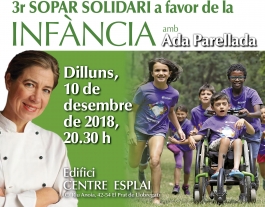 Ada Parellada és la xef encarregada d'el·laborar el menú. Font: Fundesplai. Font: Font: Fundesplai.