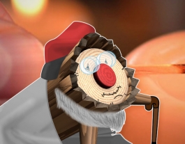 El Tió Social. Font: Xarxanet