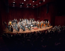 La JOSB en una actuació a l'Auditori de Barcelona. Font: JOSB