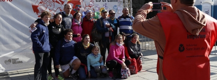 Equip solidari de la Magic Line 2018 fent-se una fotografia. Font: Solidaritat SJD