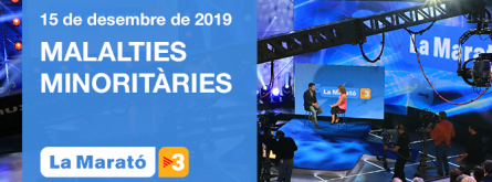 L'edició d'enguany tindrà lloc el diumenge 15 de desembre. Font: TV3. Font: Font: La Marató de TV3.