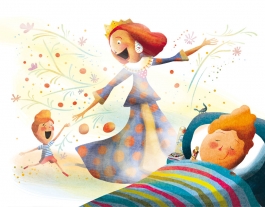 Il·lustració de Valentí Gubianas a 'El somni d'en Blai'.  Font: Valentí Gubianas