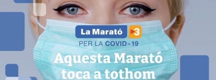 La Marató 2020 estarà destinada a la lluita contra la Covid-19. Font: La Marató