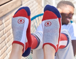 Els mitjons de Palau Socks donen suport a col·lectius en risc d'exclusió. Font: Palau Socks