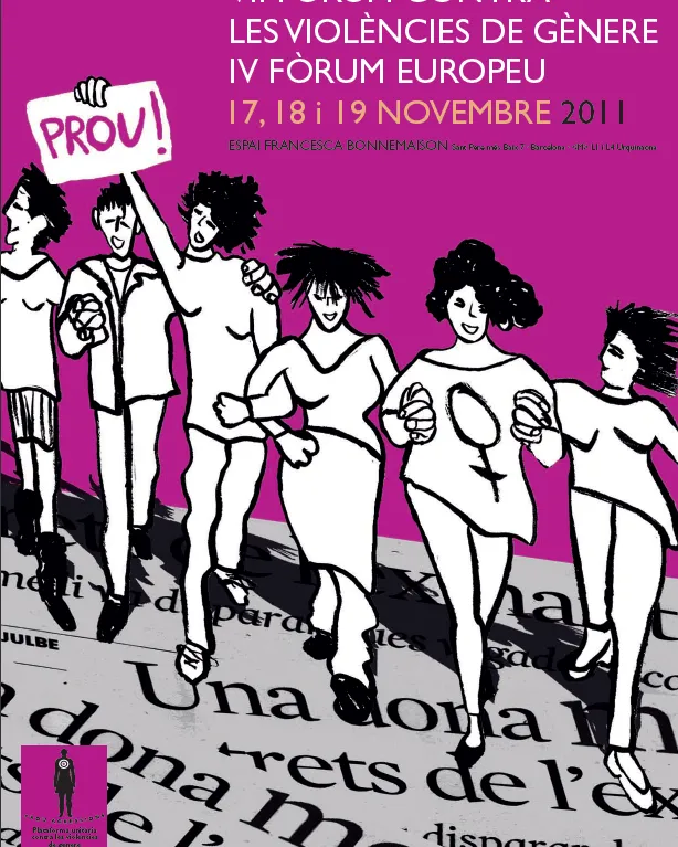 Cartell del Fòrum contra les Violències de Gènere