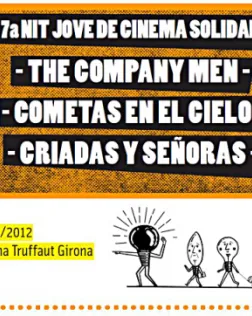 Cartell promocional VII Nit Jove de Cinema Solidari