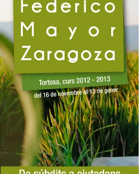 6a convocatòria del Premi Federico Mayor Zaragoza 6a convocatòria del Premi Federico Mayor Zaragoza