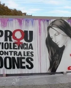 Cartell contra la violència masclista. Font: Llibertat, Crítica i Acció