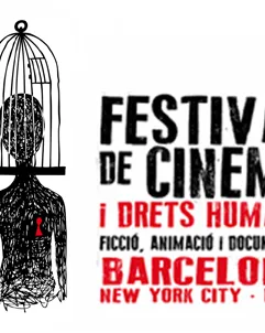 Logotip del X Festival de Cinema i Drets Humans de Barcelona