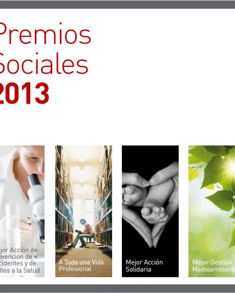 Premis Socials 2013 de la Fundació MAPFRE Premis Socials 2013 de la Fundació MAPFRE