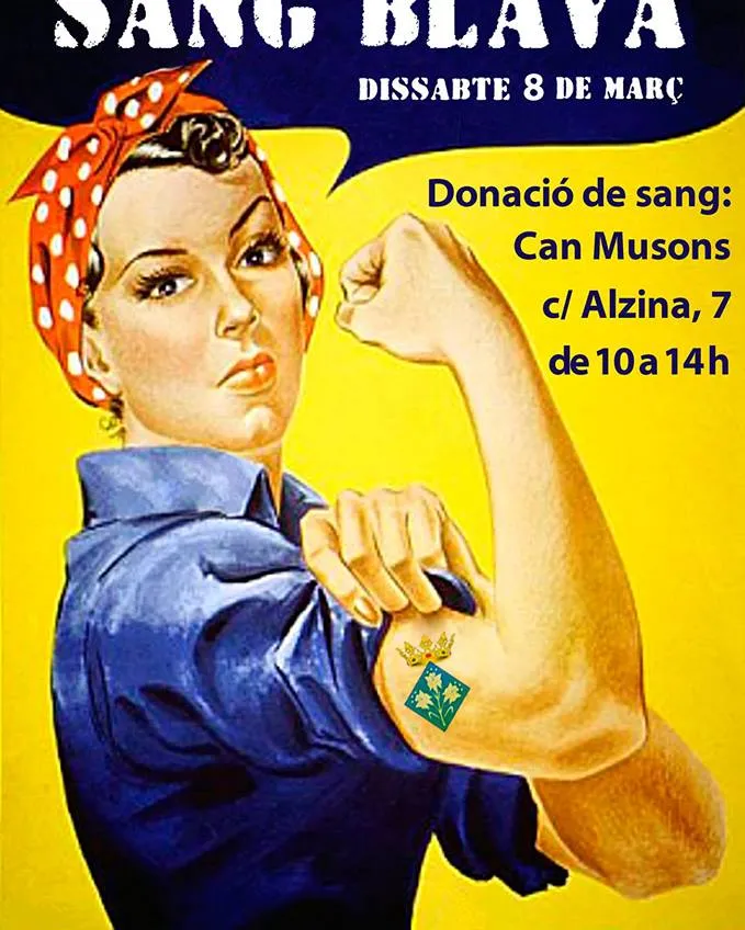 Cartell de la jornada de donació de sang