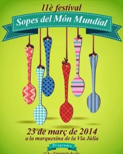 Cartell de l'11è Festival de Sopes del Món Mundial