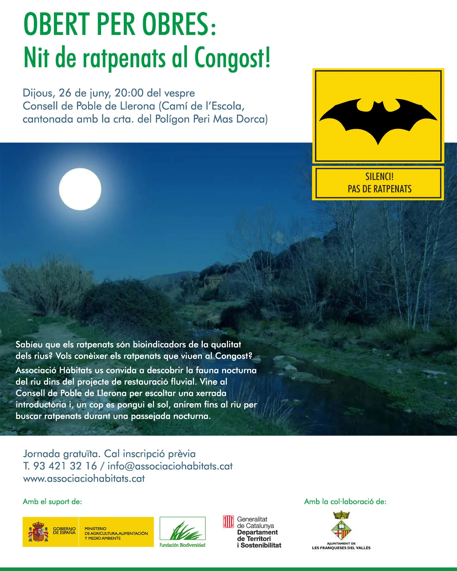 Nit de Ratpenats al Congost