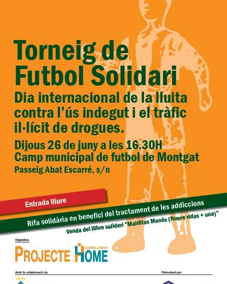 Cartell Torneig de Futbol Solidari de Projecte Home