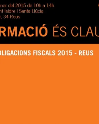 Formació sobre obligacions fiscals a Reus
