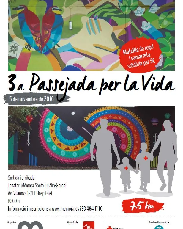 Cartell 3 Passejada per la Vida. Font: Mémora