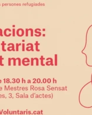 El dilluns 19 de juny es farà l'acte 'Migracions: voluntariat i salut mental', organitzat per la Federació Catalana de Voluntariat Social. Font: FCVS