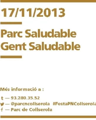 Logo de la Festa del Parc Natural de Collserola
