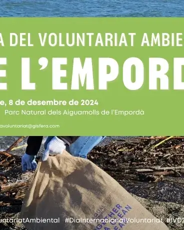 Cartell de l'esdeveniment "Festa del Voluntariat Ambiental 2024 – Empordà"