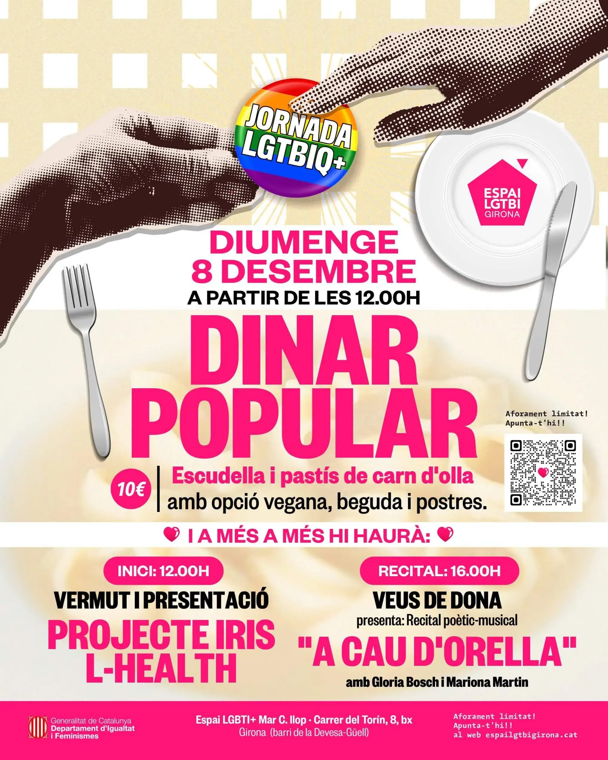 Jornada LGTBIQA+. Font: Espai LGTBI Girona