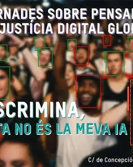Cartell de les Jornades sobre Pensar la justícia digital global
