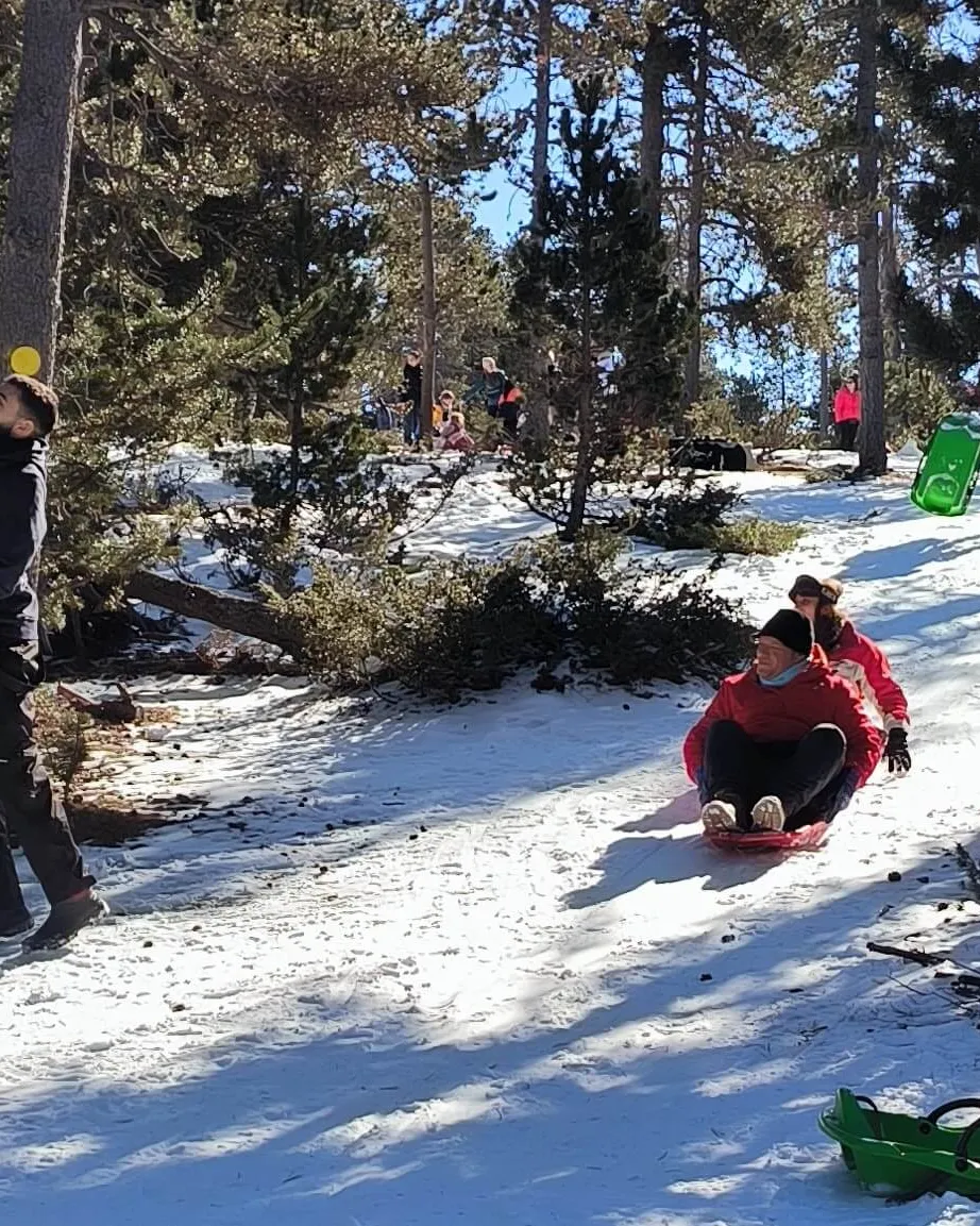 sortida a la neu amb la Fundació Demanoenmano