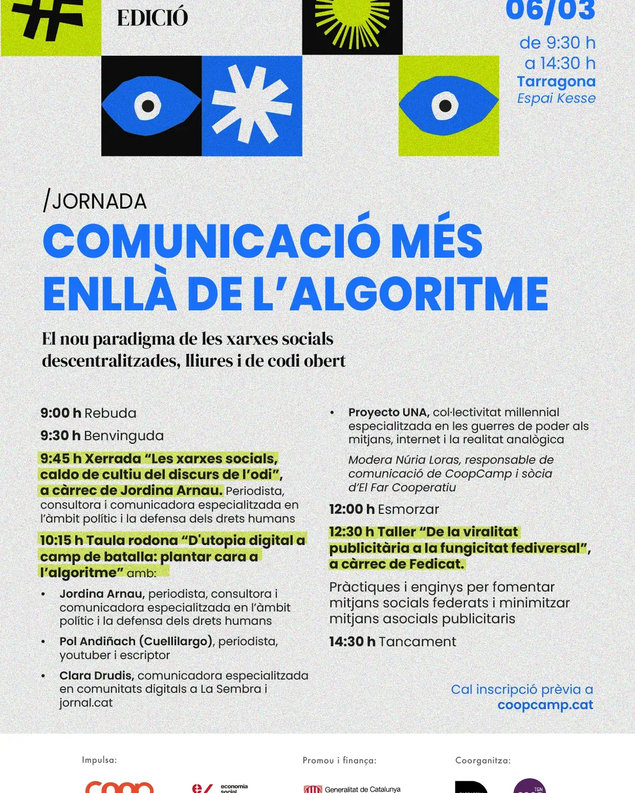 cartell-programa de la jornada