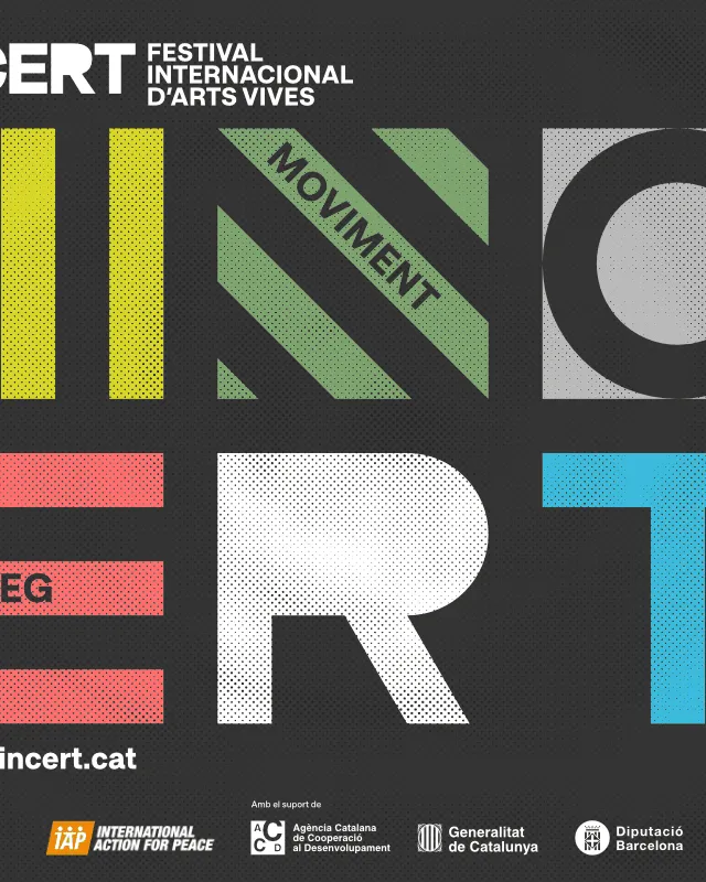 Cartell oficial de la primera edició del Festival Incert.