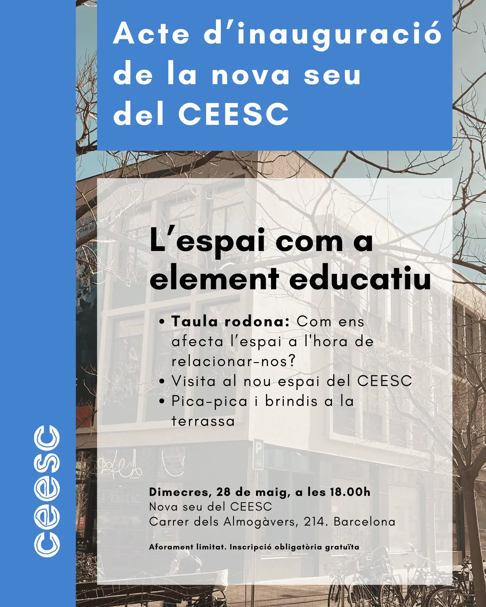 Acte d'inauguració de la nova seu del CEESC