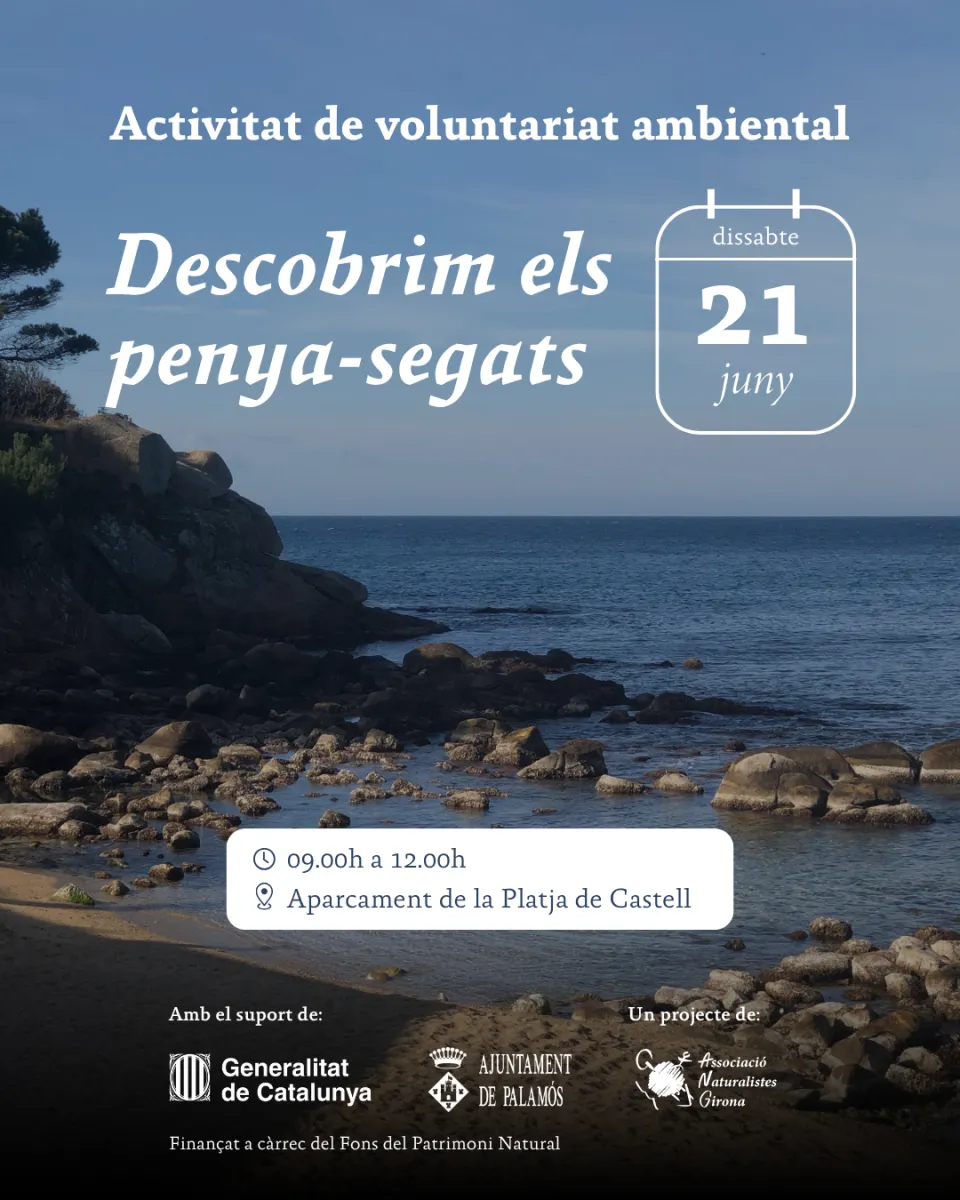 Cartell de la caminada ‘Descobreix els penya-segats’