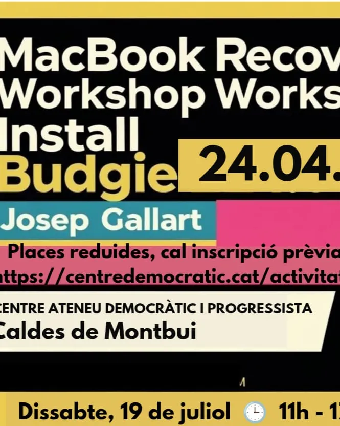 Cartell promocional de la formació