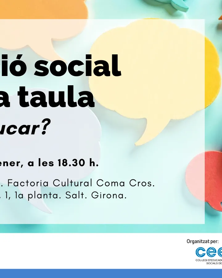 Seminari Educació Social sobre la taula